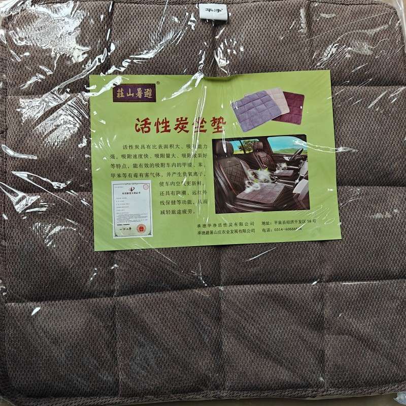 Coussin de siège de voiture au charbon actif